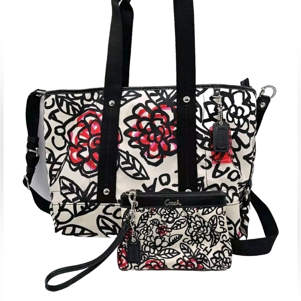 Coach Poppy Floral Large Bag